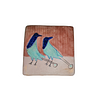 Adorable blue and turqoise handpainted birds. 71 pieces. They can be purchased in groups of ten. 
