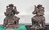 Two Chinese Stone Guardians