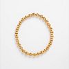 Tiffany & Co. 18k Fluted Gold Bead Necklace