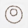 John Atencio Paradox Necklace & Bracelet, 18k, Sterling