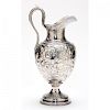 19th Century American Coin Silver Water Pitcher