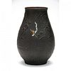 Meiji Period Bronze Landscape Vase