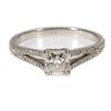 Tiffany & Co. diamond and platinum engagement ring
