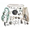 Collection of silver & stone jewelry