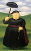 Fernando Botero (after) - Walk in the Hills