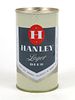 Hanley Lager Beer ~ 12oz can ~ T74-02