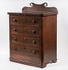 MINIATURE EMPIRE CHEST OF DRAWERS