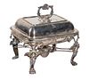 GEORGE III SILVER ENTREE DISH ON STAND