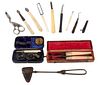 GROUP (15) CIVIL WAR ERA SURGICAL TOOLS, SOME CASED