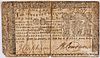 Annapolis, Maryland colonial currency