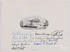 Supreme Court signed card by William Rehnquist