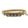 Antique 14K Gold Opal Pearl Bangle Bracelet