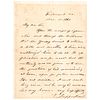 1861 Provisional Confederate President JEFFERSON DAVIS Autograph Letter Signed