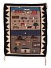 Diné [Navajo], Sarah Yazzie, Day and Night Pictorial Weaving, 1991