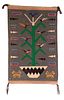Diné [Navajo], 'Tree of Life' Cornstalk Rug, ca. 1980