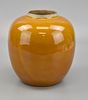 Chinese Yellow Glazed Jar, Republic Period