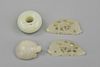 Group of 4 Chinese Jade Pendants,19/20th C.