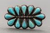 Zuni Native American Silver Turquoise Ring