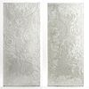 Sabino French Art Deco Frosted Art Glass Panel, Pr