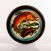 Moorcroft Pottery Philip Gibson Plate, Trout Pattern