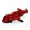 Rare Royal Doulton Flambe Figurine, Rhinoceros Lying