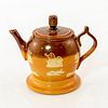 Doulton Lambeth Miniature Hunting Teapot