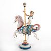 Boy On Carousel Horse 1001470 - Lladro Porcelain Figurine