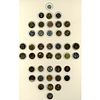 1 CARD OF DIVISION 1 PICTORIAL BUTTONS INCL.STEEL CUPS