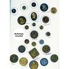 A CARD OF DIV 1 ASSORTED METAL MYTHOLOGY BUTTONS