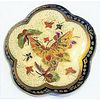 ONE DIVISION ONE SATSUMA POTTERY BUTTERFLY BUTTON