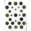 A FULL CARD OF ASSORTED DIVISION ONE STEEL CUP BUTTONS