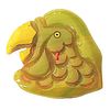 ONE DIVISION THREE CHUNKY BAKELITE PARROT BUTTON