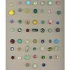 A LARGE SELECTION OF DIV 1 & 3 PAPERWEIGHT BUTTONS
