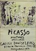 PICASSO, Pablo. Color Lithograph Poster "Picasso