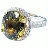 EXTREMELY RARE 13 Carat Natural Alexandrite & Diamond Ring with GIA Report