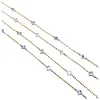 2.50ctw Princess Cut Diamond Station Necklace - 36 Inches