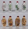 Lot of Eight Chinese Snuff Bottles