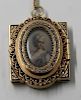 JEWELRY. 14kt Cameo Pendant and Watch.