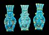 Egyptian Faience Amulets - Dwarf Diety Bes (3)