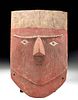 Chancay Wooden Mummy Mask, ex-Museum