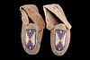 Santee Sioux Beaded Moccasins c. 1950's