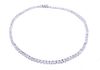 AMAZING 23.53ct Natural Diamond 18k Gold Necklace