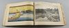 Book of Japanese woodblock prints after Ando Hiroshige with photographs of the places on the opposit