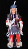 Crow Beaded Hide Doll from Montana