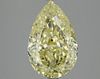 3.75 ct., Fancy Yellow/SI2, Pear cut diamond, unmounted, PK0243