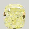 3.06 ct., Fancy Light Yellow/SI1, Cushion cut diamond, unmounted, BB-1679