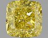 2.34 ct., Fancy Intense Yellow/SI1, Cushion cut diamond, unmounted, PP8223-04