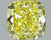 2.28 ct., Fancy Intense Yellow/VS1, Cushion cut diamond, unmounted, GM-0945