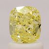 1.09 ct., Fancy Yellow/SI1, Cushion cut diamond, unmounted, IM-484-001-09