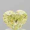 1.06 ct., Fancy Yellow/SI1, Heart cut diamond, unmounted, VM-1302